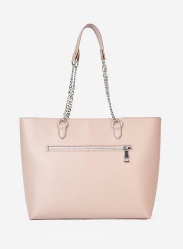 Dorothy Perkins Blush Zip Front Shopper Bag