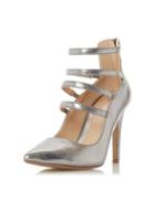 Dorothy Perkins *head Over Heels By Dune 'alora' Grey High Heeled Shoes