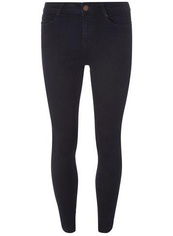 Dorothy Perkins Petite Indigo High Waist Bailey Jeans