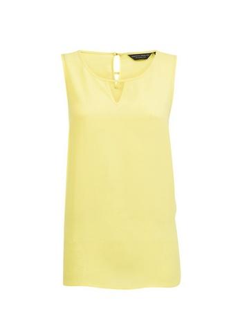 Dorothy Perkins Lemon Keyhole Top