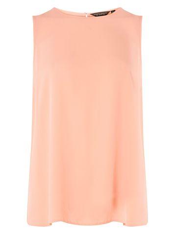 Dorothy Perkins Coral Sleeveless Shell Top