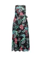 *billie & Blossom Curve Multi Colour Palm Print Maxi Dress