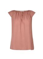 *billie & Blossom Rose Button Front Shell Top
