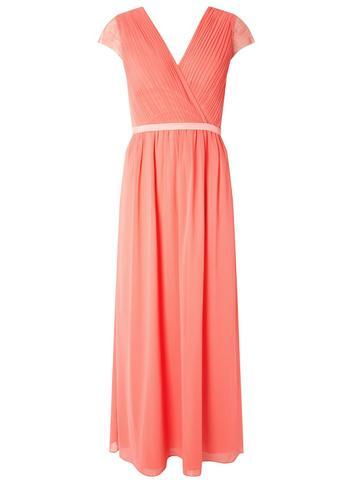 Dorothy Perkins *showcase Soft Coral Athena Maxi Dress