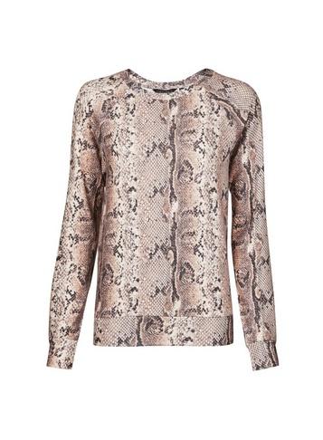 Dorothy Perkins Neutral Snake Print Sweat Top