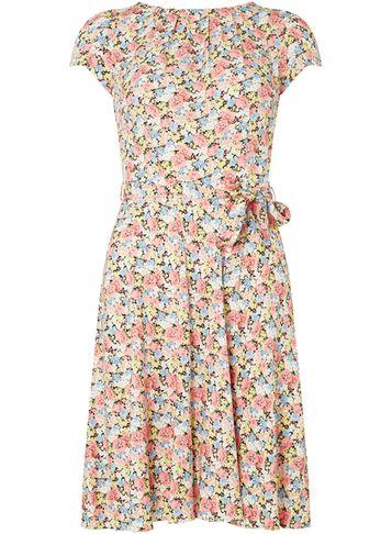 Dorothy Perkins *billie & Blossom Pink Ditsy Print Skater Dress