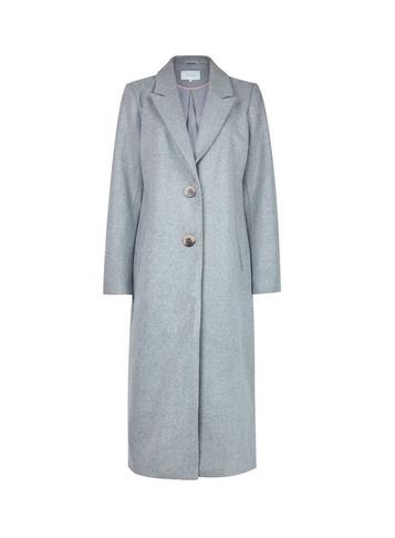 *vila Grey Melange Long Coat