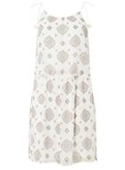 Dorothy Perkins *only White Print Overlay Skater Dress