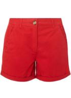 Dorothy Perkins Red Frill Trim Chino Shorts