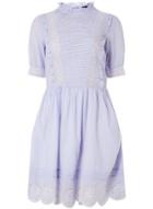 Dorothy Perkins Blue Striped 'prairie' Skater Dress
