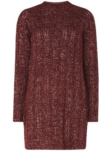 Dorothy Perkins *vero Moda Wine Tunic Jumper