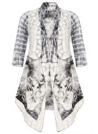 Dorothy Perkins *izabel Londongrey Print Cardigan
