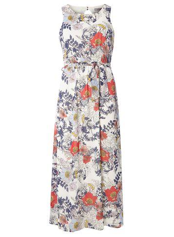 Dorothy Perkins Petite Ivory Floral Maxi Dress
