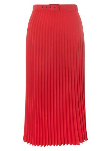 Dorothy Perkins Pink Belted Pleat Skirt