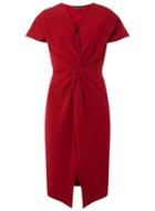 Dorothy Perkins Berry Wrap Manipulated Dress