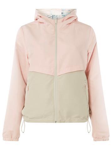 Dorothy Perkins *only Pink And Beige Nylon Jacket