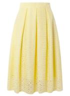 Dorothy Perkins Yellow Lace Full Skirt