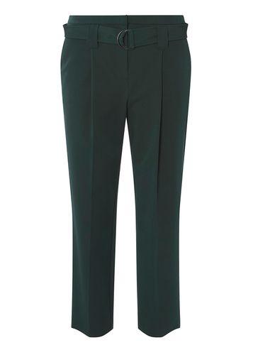 Dorothy Perkins Green D-ring Tapered Leg Trousers