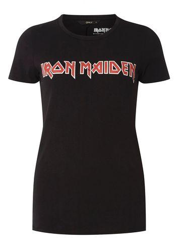 Dorothy Perkins *only Black Iron Maiden Boxy T-shirt