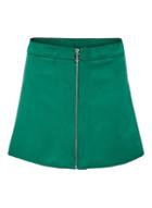 *only Green Faux Suede Skirt