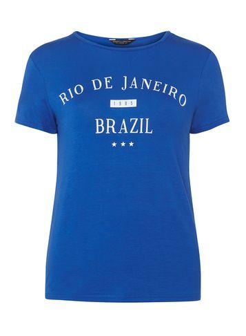 Dorothy Perkins Cobalt Rio Motif T-shirt