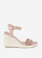 Dorothy Perkins Wide Fit Pink 'rhia' Wedge Espadrilles