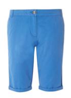 Dorothy Perkins Bright Blue Chino Knee Length Shorts