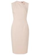 Dorothy Perkins *tall Blush Pleat Polly Pencil Dress