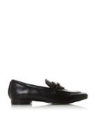 *head Over Heels By Dune Black Gizi Ladies Flat Shoes