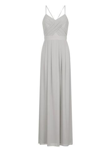 Dorothy Perkins *girls On Film Dove Grey Maxi Dress