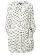 Dorothy Perkins *billie & Blossom Curve White Spot Print Tunic Top