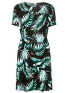 Dorothy Perkins Multi Colour Tropical Print T-shirt Dress