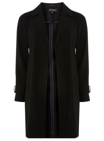 Dorothy Perkins Black Trench Duster Coat