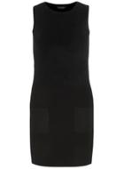 Dorothy Perkins Black Suede Pocket Tunic