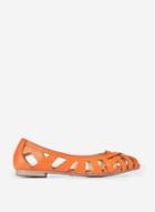 Dorothy Perkins Wide Fit Orange Perla Pumps