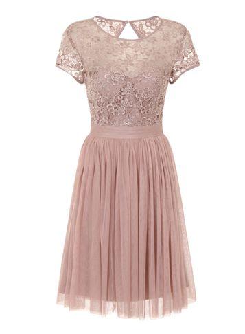 Dorothy Perkins *little Mistress Mink Midi Dress