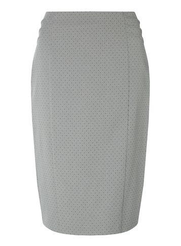 Dorothy Perkins Grey Spot Pencil Skirt