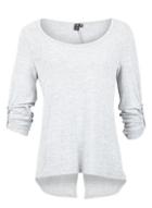 Dorothy Perkins *izabel London Grey Floaty Jumper