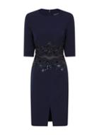 Dorothy Perkins *little Mistress Navy Split Dress