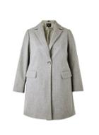 Dorothy Perkins *dp Curve Grey Minimal Lined Coat
