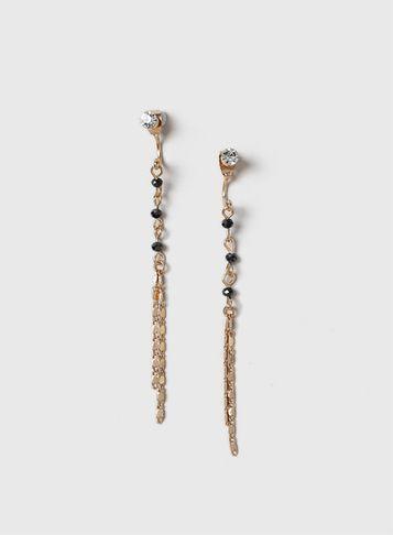 Dorothy Perkins Bead And Chain Drop Earrings