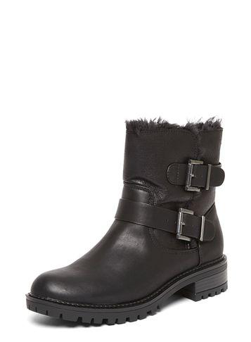 Dorothy Perkins Black 'aria' Fur Lined Boots