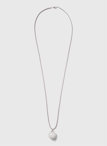 Dorothy Perkins Grey Rhinestone Ball Necklace