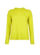 Dorothy Perkins Lime Spandex Step Hem Jumper