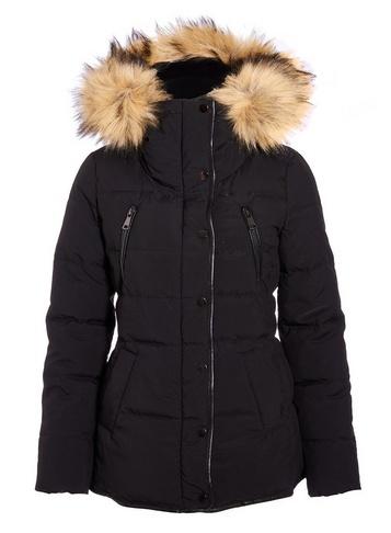 *quiz Black Faux Fur Jacket