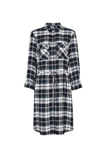 Dorothy Perkins *tall Multi Coloured Check Print Shirt Dress