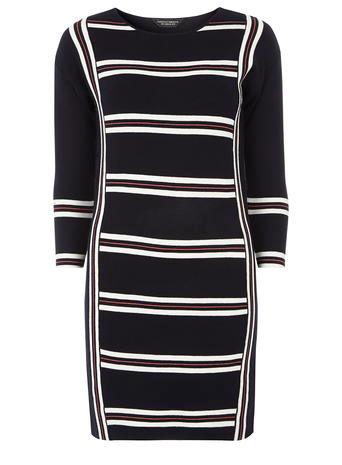 Dorothy Perkins Navy And Ivory Stripe Tunic