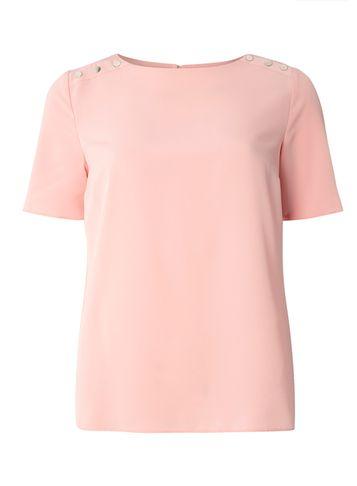 Dorothy Perkins Blush Button T-shirt