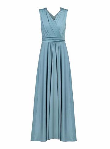 Dorothy Perkins *jolie Moi Sage V-neck Maxi Dress