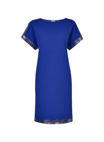 Dorothy Perkins *tall Cobalt Embellished Shift Dress